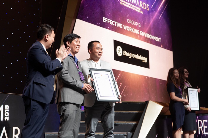Unilever Việt Nam và Thế giới di động dẫn đầu giải thưởng Vietnam HR Awards 2018