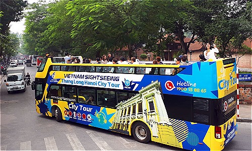 Xe buýt mui trần sắp hoạt động ở Sài Gòn