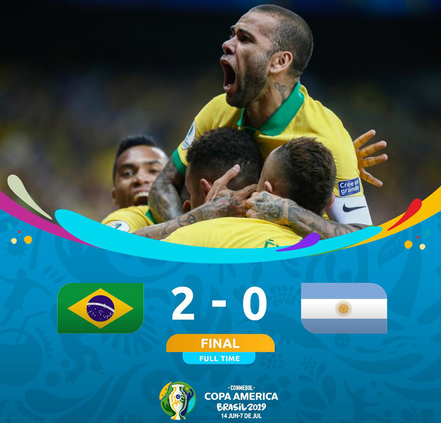 Brazil thổi bay Argentina vào chung kết Copa America