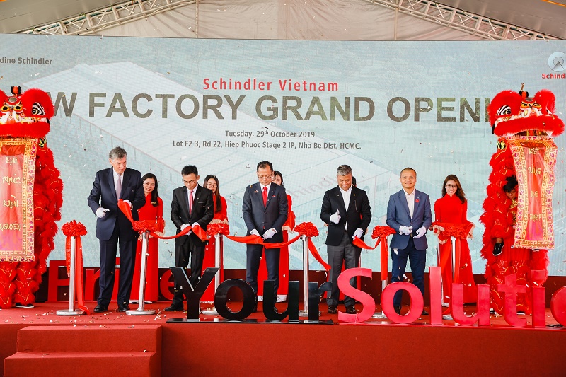Khánh thành nhà máy 8 triệu USD – Schindler khẳng định đầu tư lâu dài tại Việt Nam
