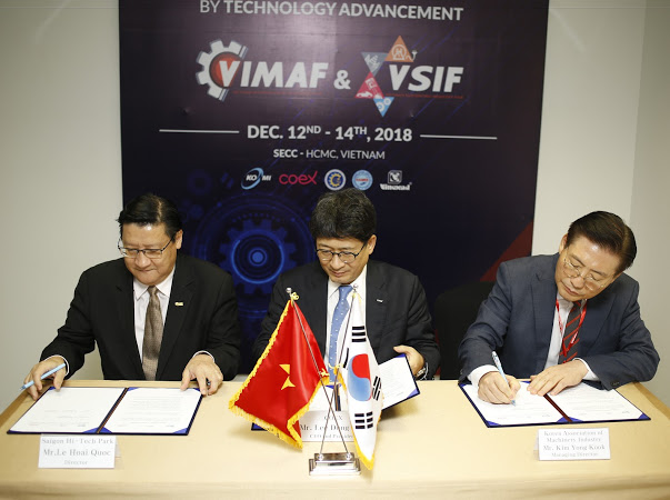 Triển lãm Quốc tế máy móc thiết bị công nghiệp tại Việt Nam năm 2019 (VIMAF) và Triển lãm Sản phẩm Công nghiệp Hỗ trợ Việt Nam năm 2019 (VSIF)