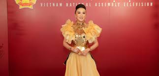 Hoa hậu Diễm Châu gặp gỡ khán giả trên Kênh Truyền hình Quốc Hội Việt Nam