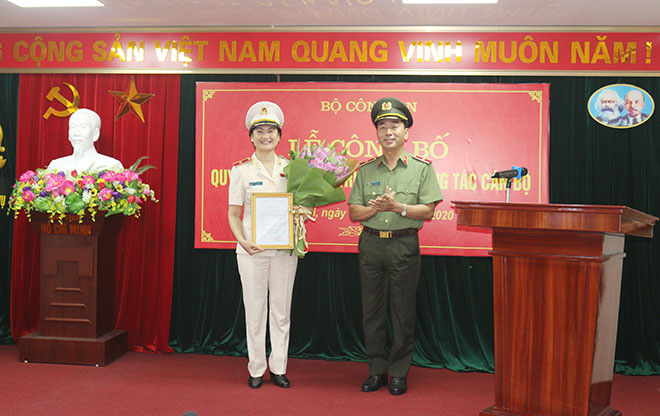 Nữ Thiếu tướng được bổ nhiệm Cục trưởng của Bộ Công an