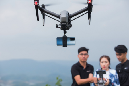 Liệu vivo X50 Pro đủ sức thách thức camera chuyên nghiệp khi gắn trên flycam?