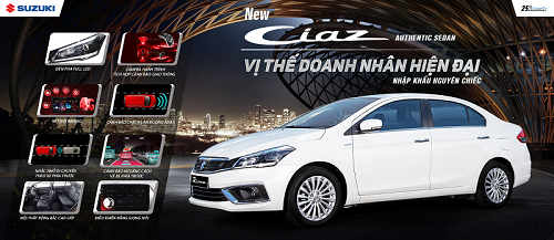 Việt Nam Suzuki sẽ giới thiệu mẫu xe Ciaz mới trên toàn quốc
