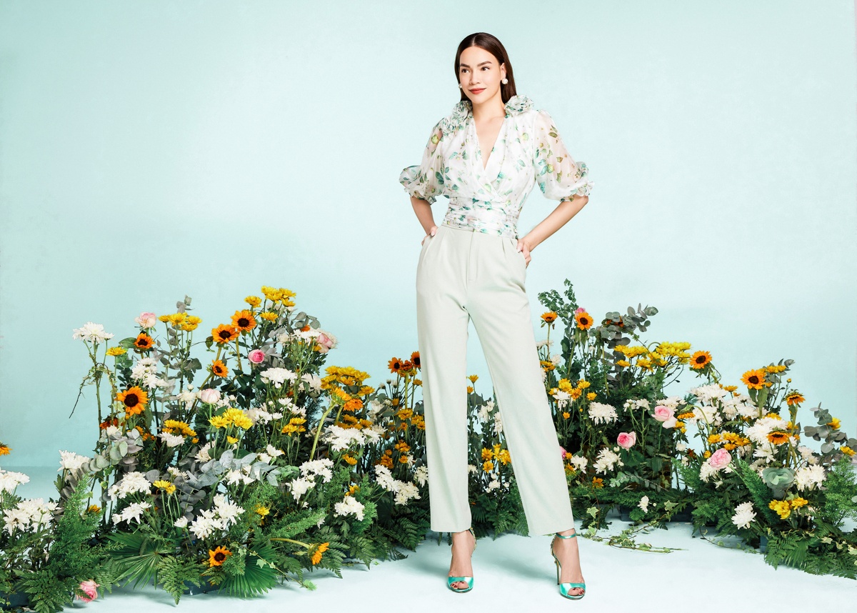 Hồ Ngọc Hà xuất hiện lung linh trong BST mới của NEVA Fashion