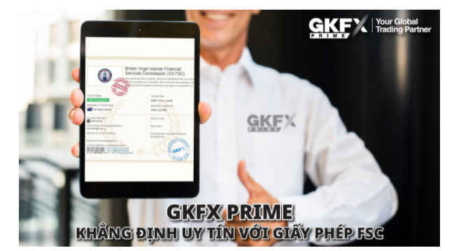 GKFX Prime Khẳng Định Uy Tín Với Giấy Phép FSC