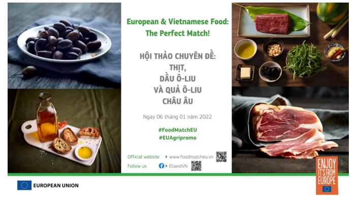 Hội thảo chuyên đề: Thịt, Dầu ô-liu và Quả ô-liu châu Âu -   ‘Sự kết hợp tuyệt vời!’ khi kết hợp các nguyên liệu của châu Âu và Việt Nam