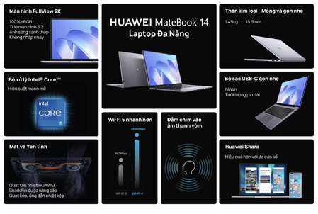 Huawei chính thức cho đặt hàng trước laptop MateBook 14 và MateBook D15 với nhiều quà tặng và ưu đãi hấp dẫn