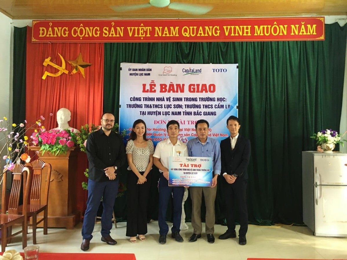 CapitaLand Development đóng góp hơn 2,8 tỷ đồng hỗ trợ dinh dưỡng học đường và nâng cấp công trình vệ sinh cho 3000 học sinh tại Việt Nam