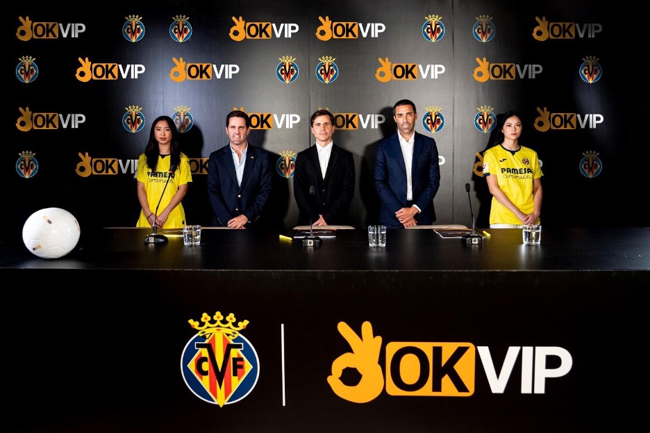 OKVIP hợp tác với Villarreal CF để đẩy mạnh thương hiệu
