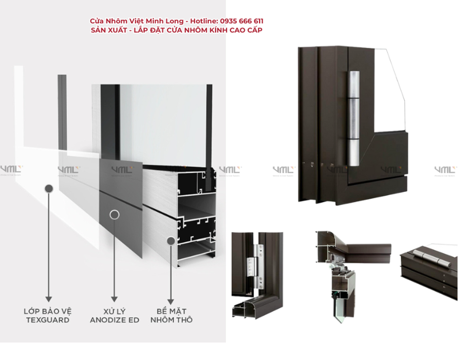 Vì sao cùng là cửa nhôm kính nhưng chất lượng chênh lệch lớn?