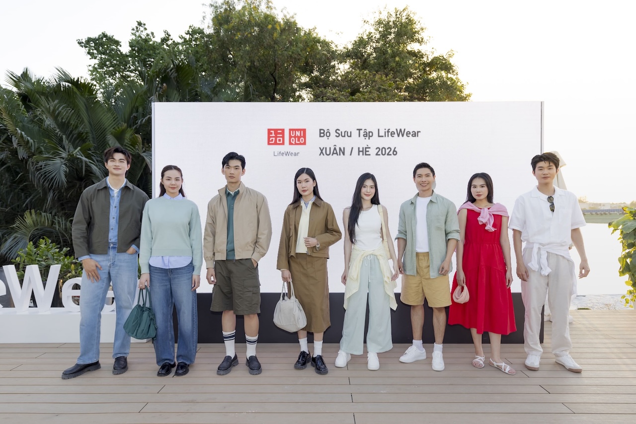 BST UNIQLO LifeWear Xuân-Hè 2026: Cảm hứng “màu sắc mới, kiểu dáng mới”